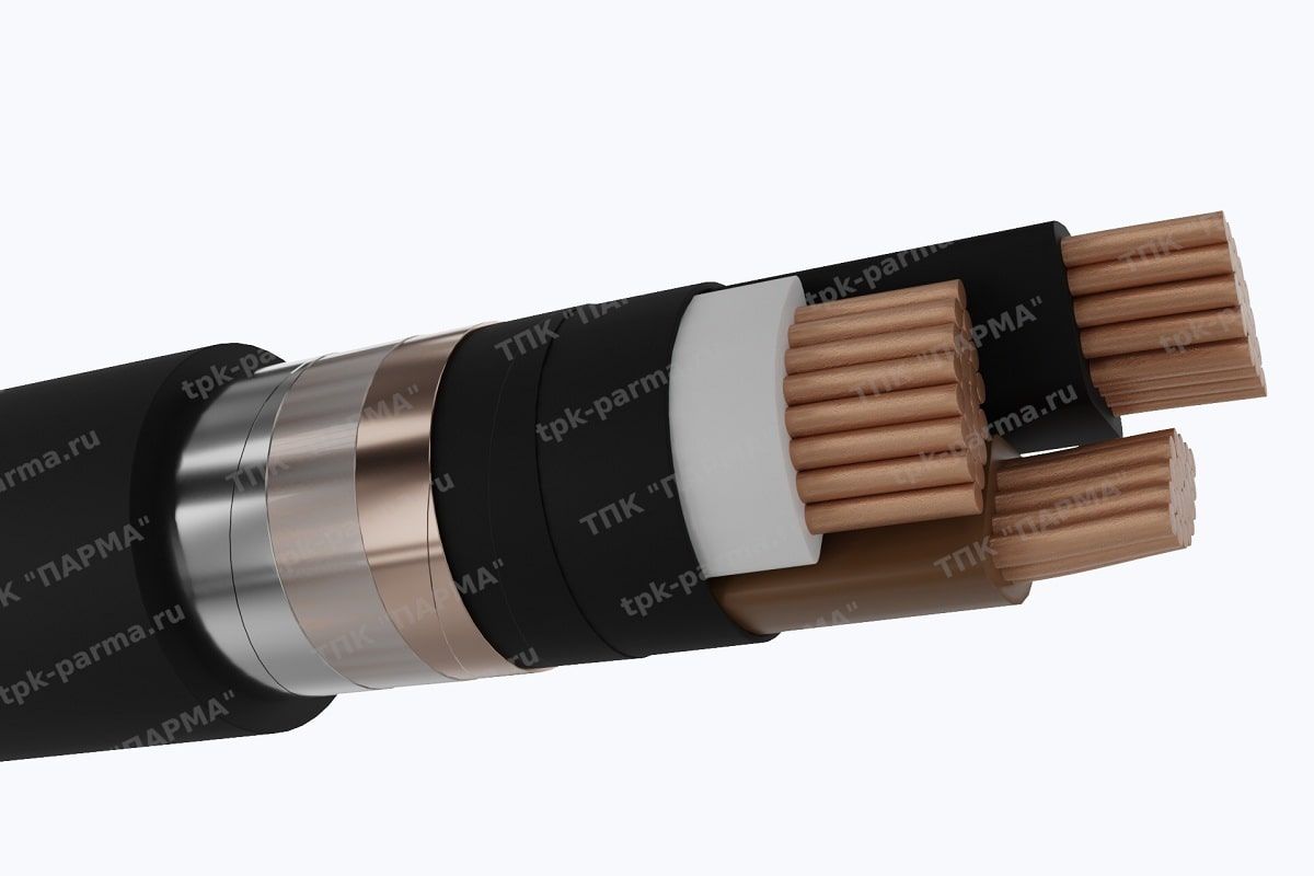 Фотография провода Кабель ПвБПнг(A)-HF 3х50/16 - 10кВ