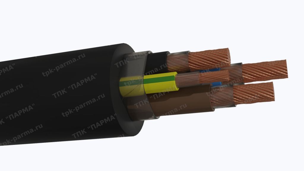 Фотография провода Кабель КГТП 3х120+1х70