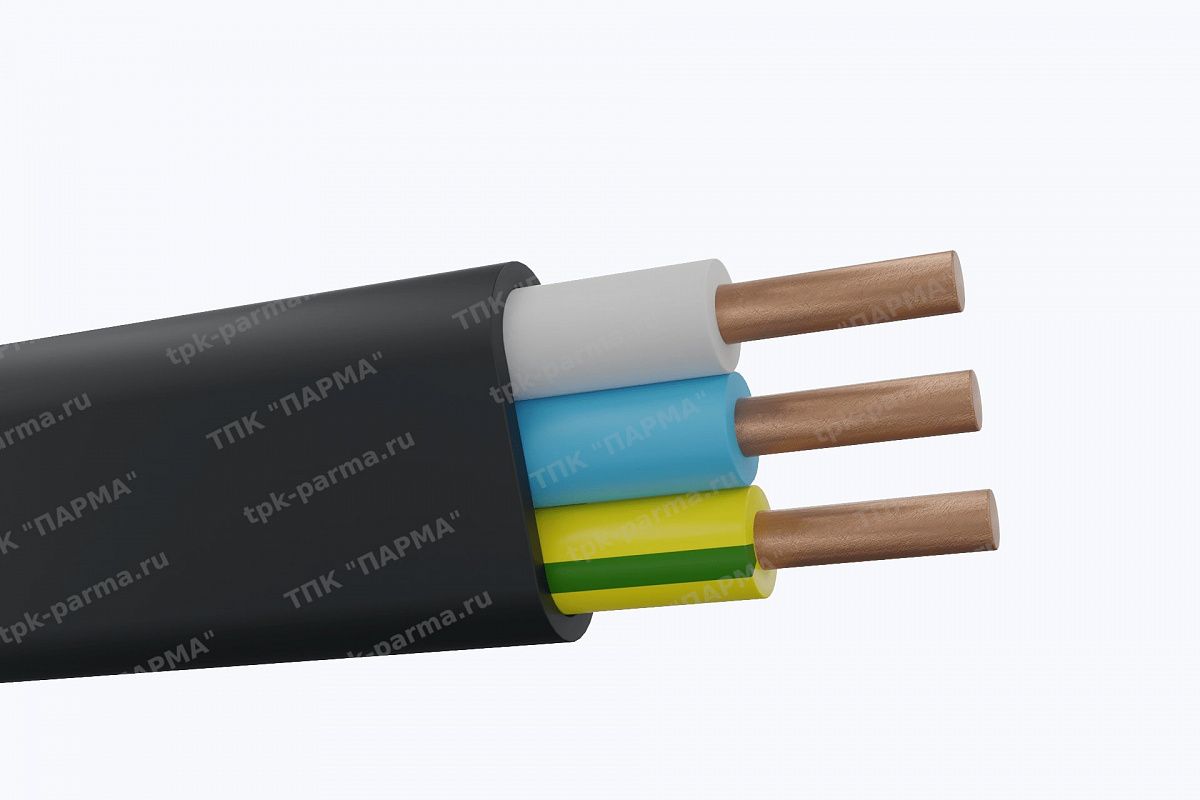 Фотография провода Кабель ВВГ-П 3х1,5