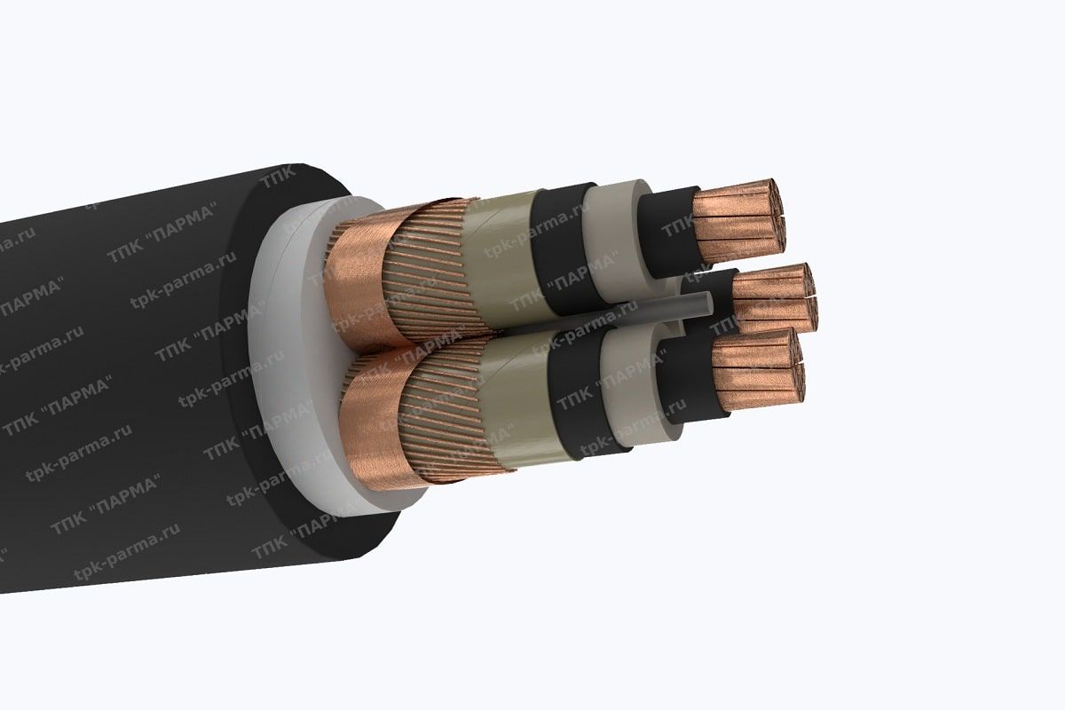Фотография провода Кабель ПвВнг(B)-LS 3х300/95 - 20кВ