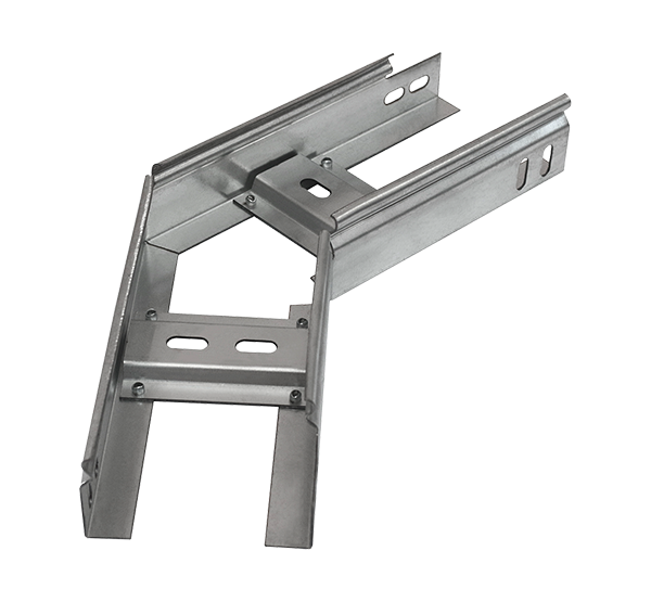 Угол горизонтальный лестничный 45' YGL45*400*80*2,0 ZN