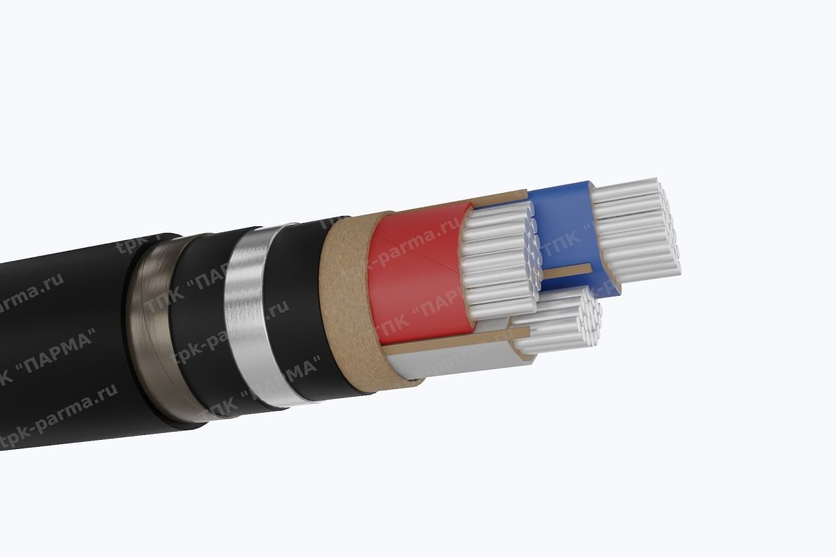 Фотография провода Кабель АСШв 3х70 - 6кВ