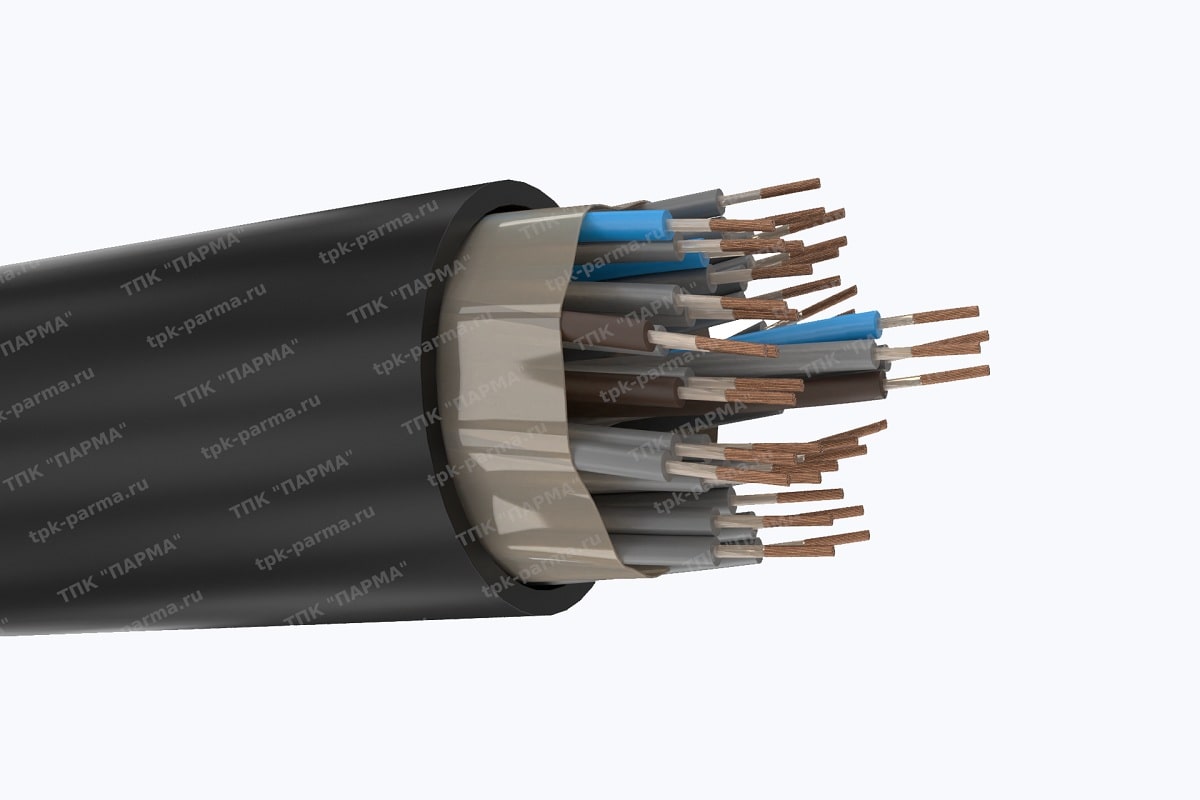 Фотография провода Кабель КНРпТУ 38(19х2)х1